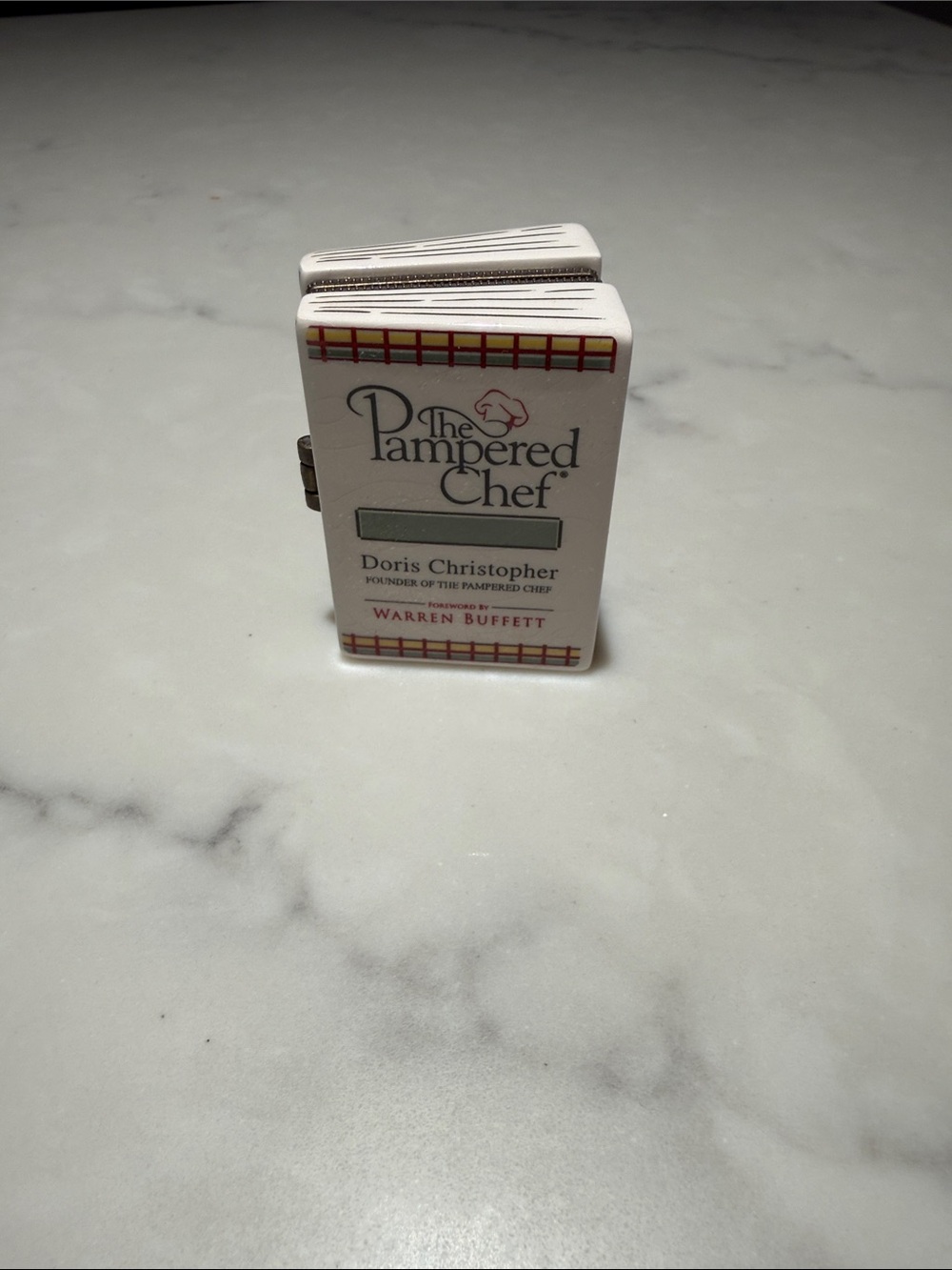 Collectible The Pampered Chef Porcelain Box